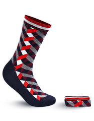 Maroon Self Plain Socks