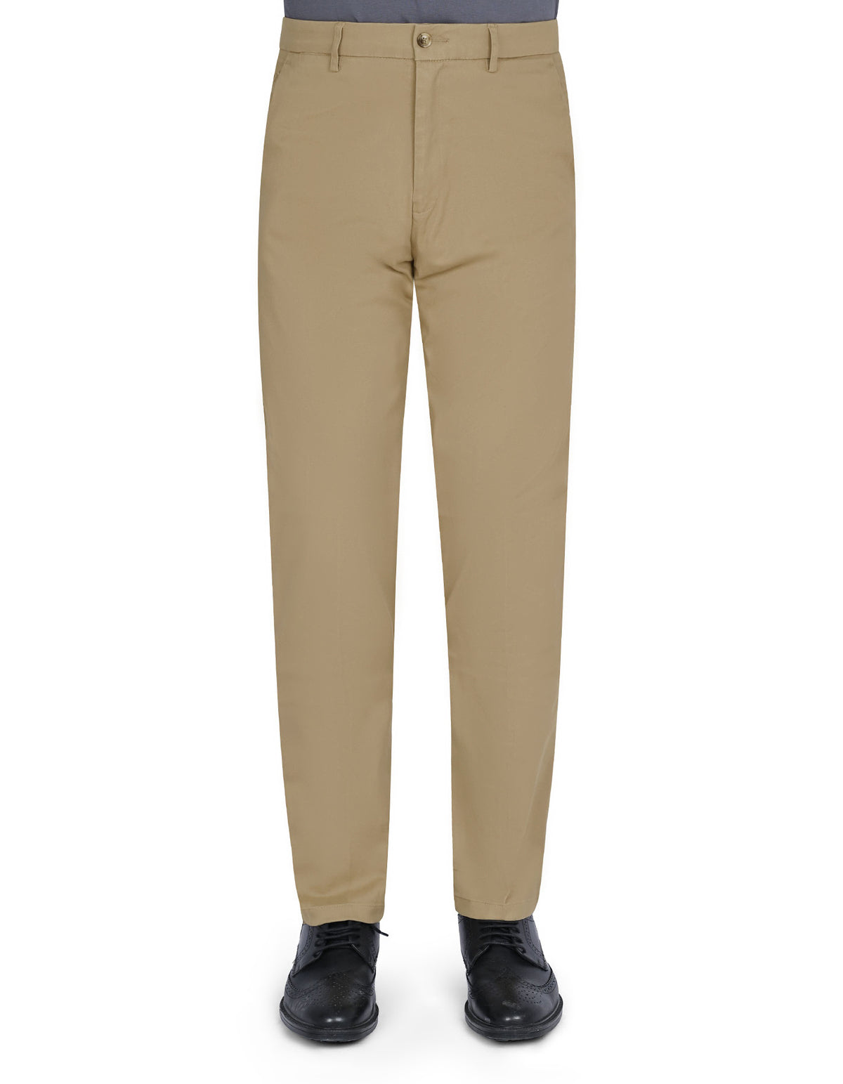 Khaki Classic Fit Cotton Trouser FTC2522C-30