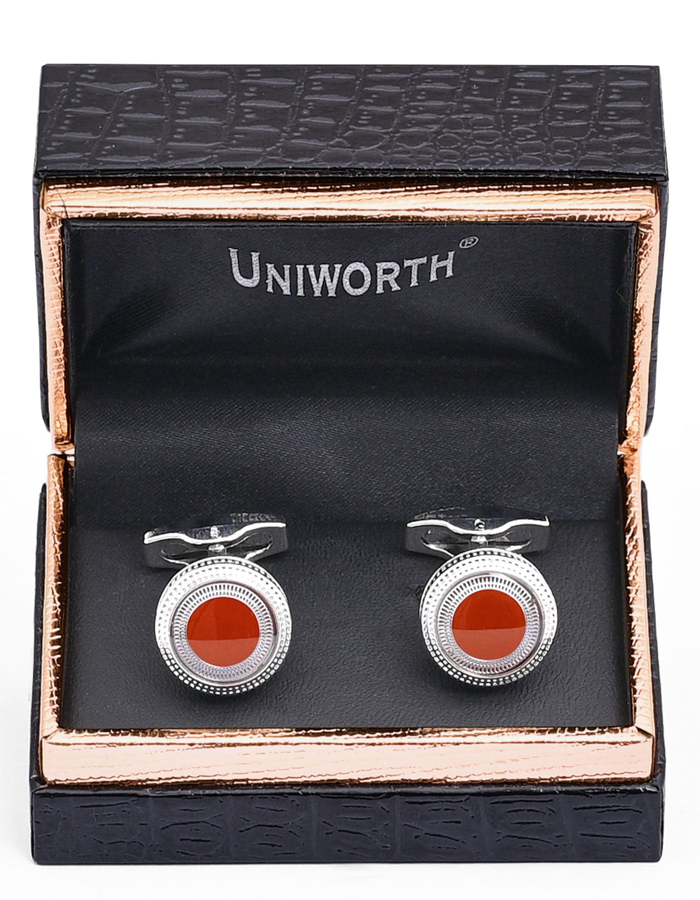 Red Circle Cufflink