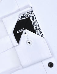 Plain White Classic Fit Shirt FS1596-3RF-16