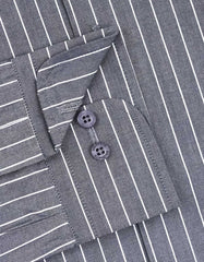 Stripe Charcoal Classic Fit Shirt FS2827RF-15.5