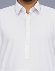 White Plain Kameez Shalwar KS26123R-S