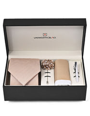 Beige Texture Men Accessories Box