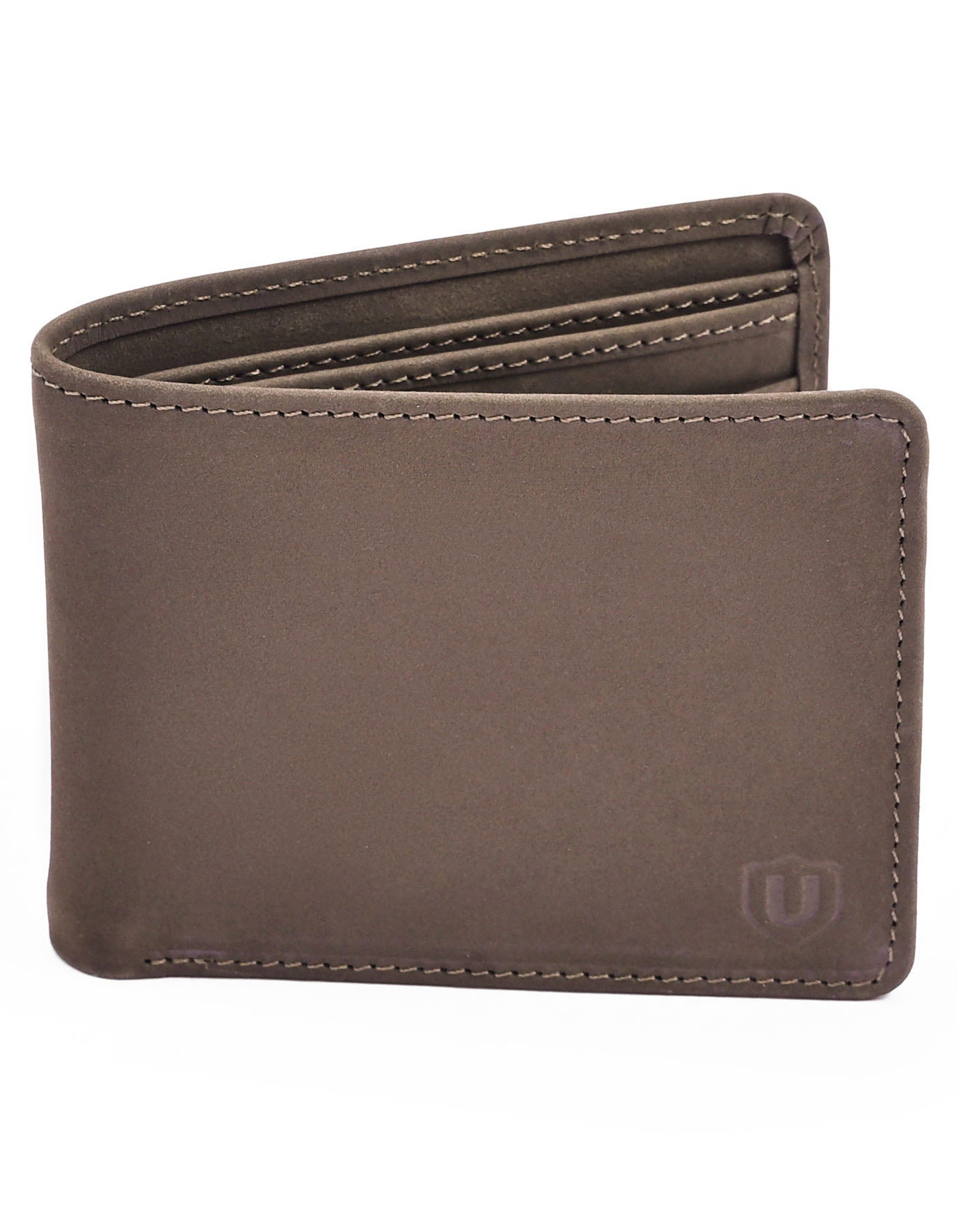 Olive 100% Suede Leather Wallet
