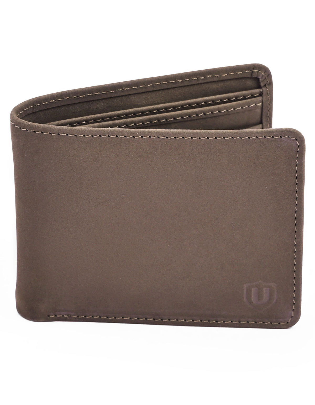 Olive 100% Suede Leather Wallet