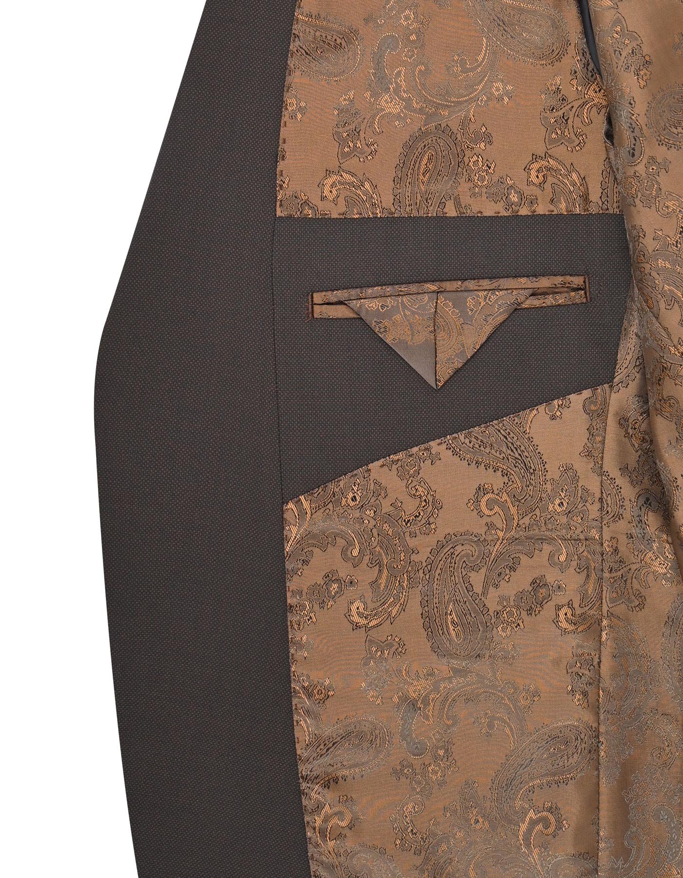 Chocolate Texture Suit ST2736C-42