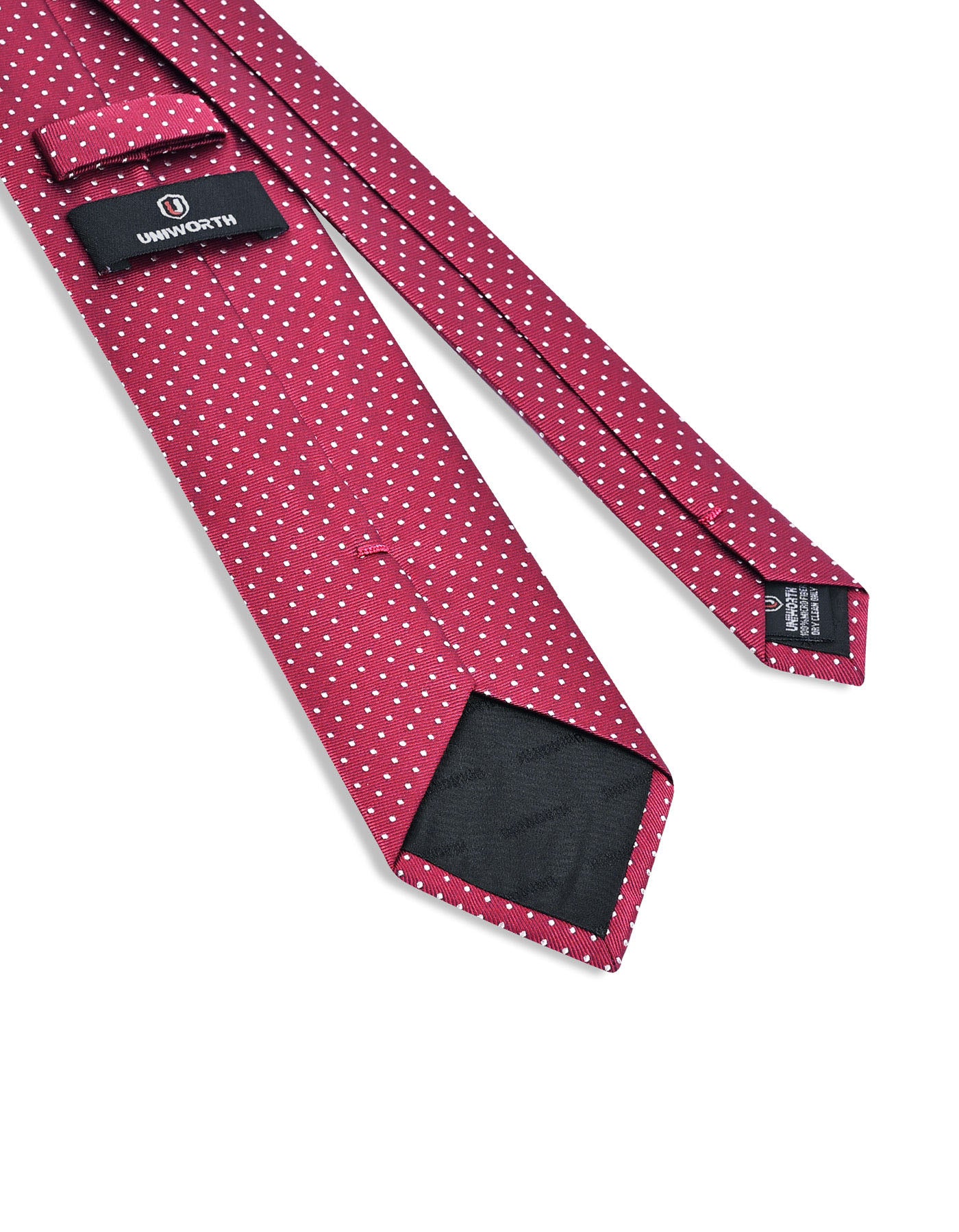 Maroon Dotted Tie