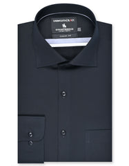 Plain Black Classic Fit Shirt FS2333-1RF-14.5