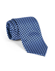 Royal Blue Geometric Tie