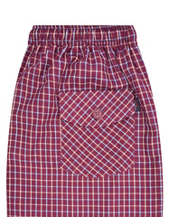 Burgundy Cross Pocket Woven LPJ2564-L