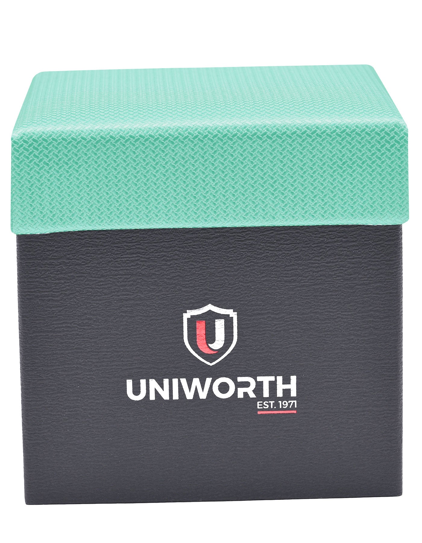 Turquoise Self Cufflink Tie Set