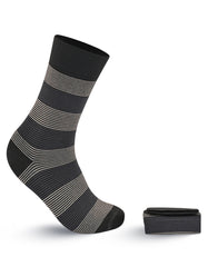 Black Geometric Socks