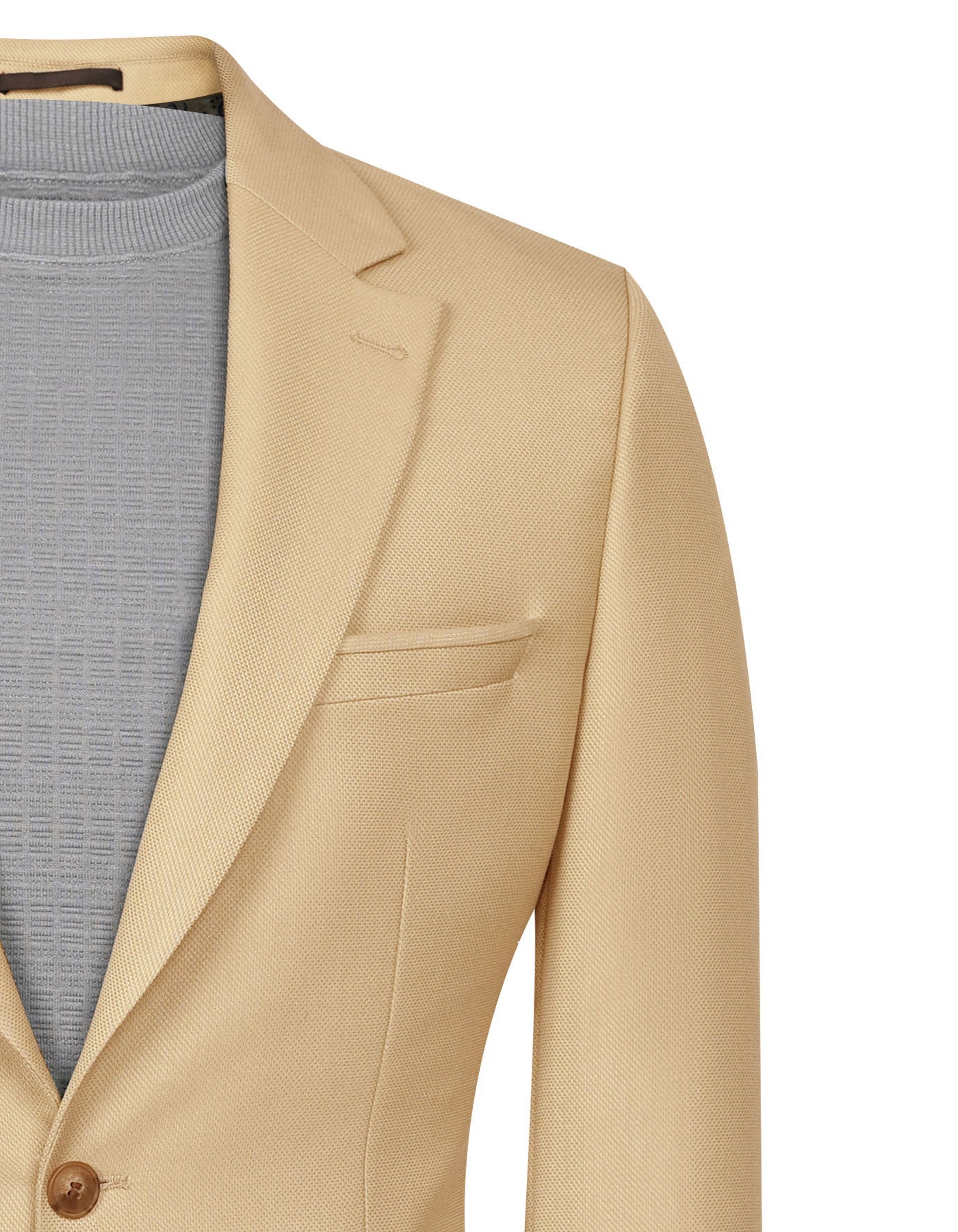 Beige Tailored Smart Fit Coat CC2525-36