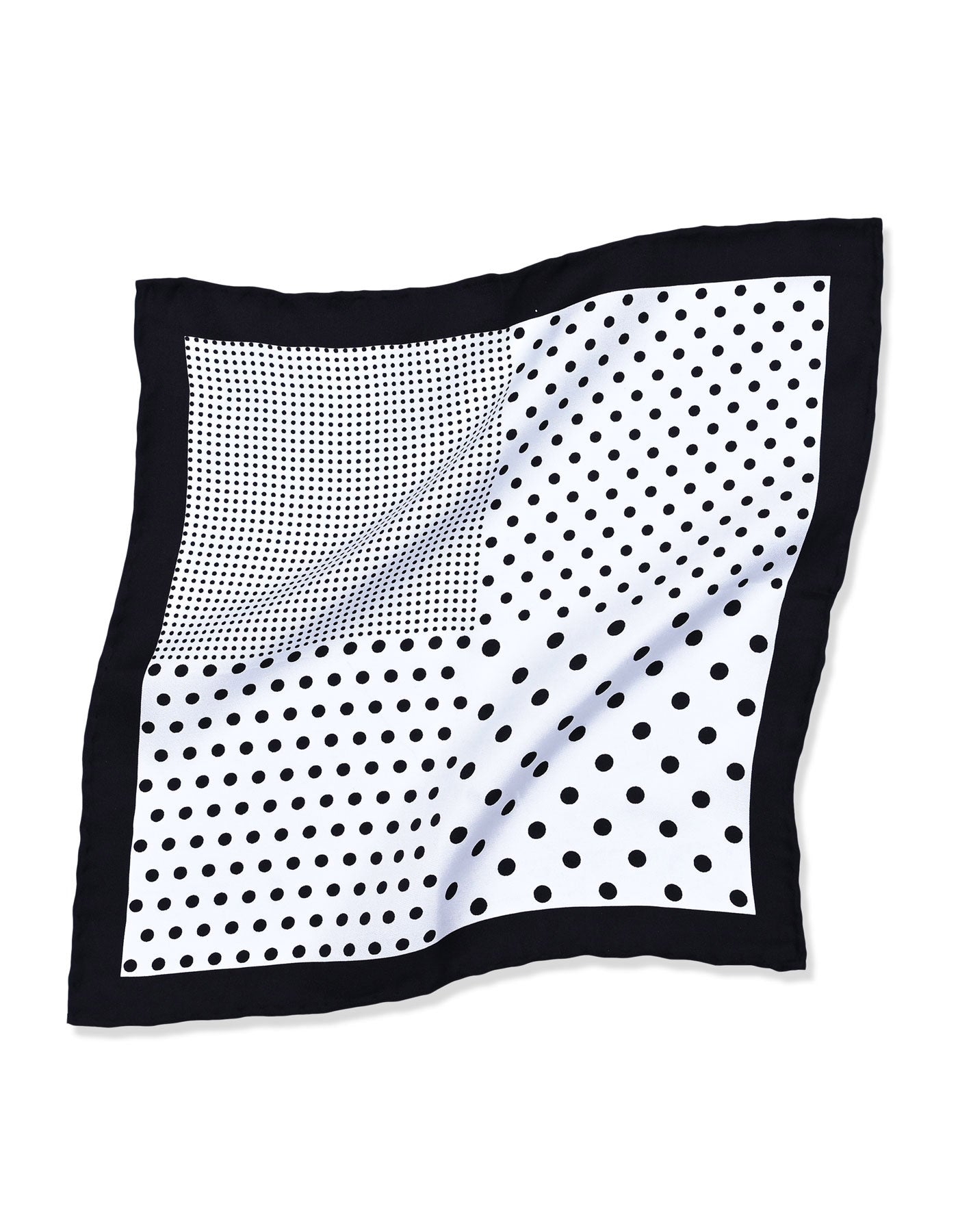 White Dotted Pocket Square