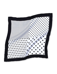 White Dotted Pocket Square
