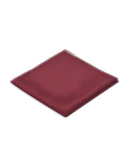 Maroon Dotted Pocket Square