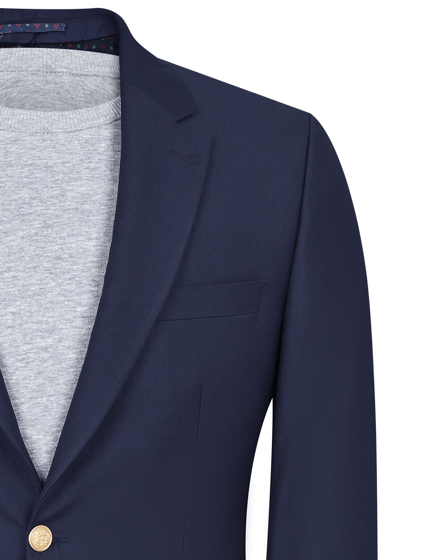 Navy Tailored Smart Fit Coat CC2519-36