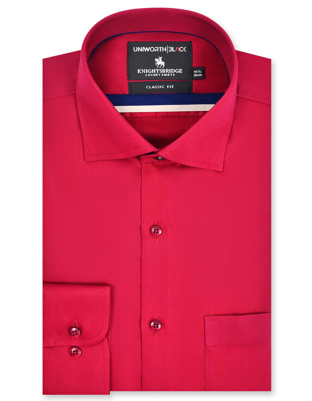 Plain Magenta Smart Fit Shirt FS2359-2SF-14.5