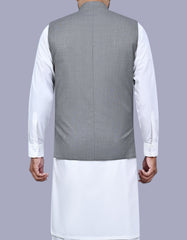 Grey Texture Waist Coat WC2516-4S-40