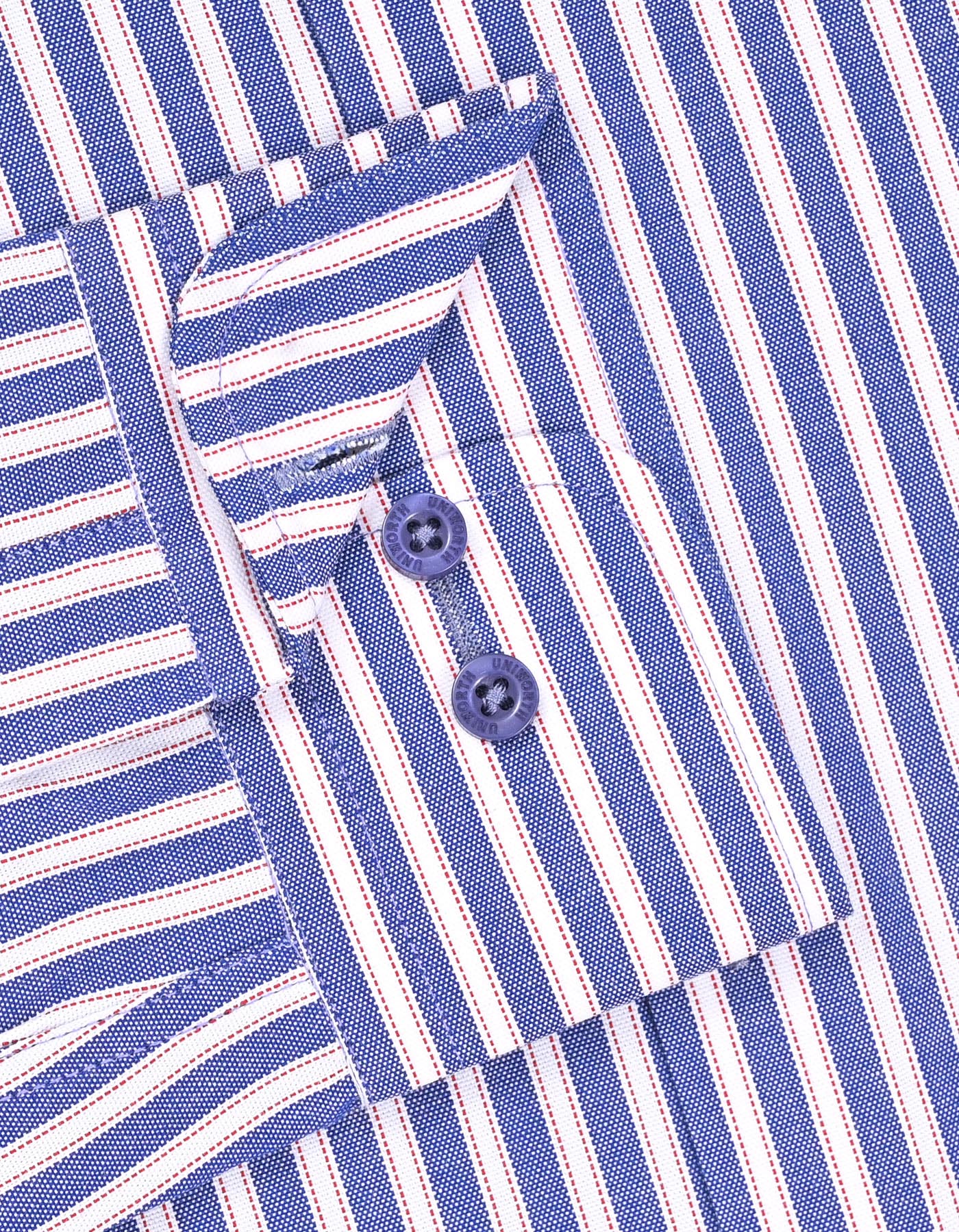 Stripe Navy Tailored Smart Fit Shirt FS2857-2SF-15.5