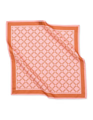 T Pink Geometric Pocket Square
