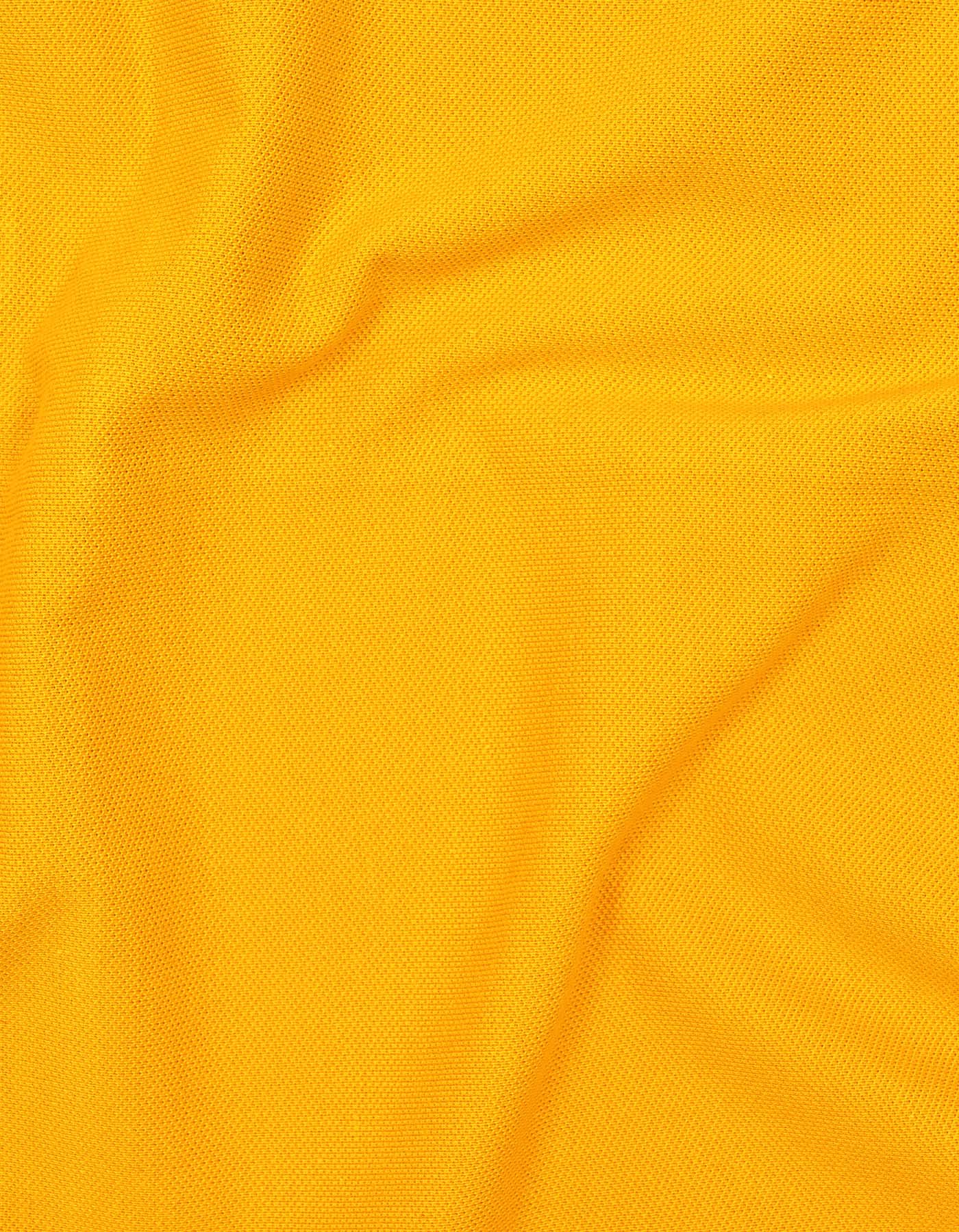 Amber Haze Color Block Polo Shirt