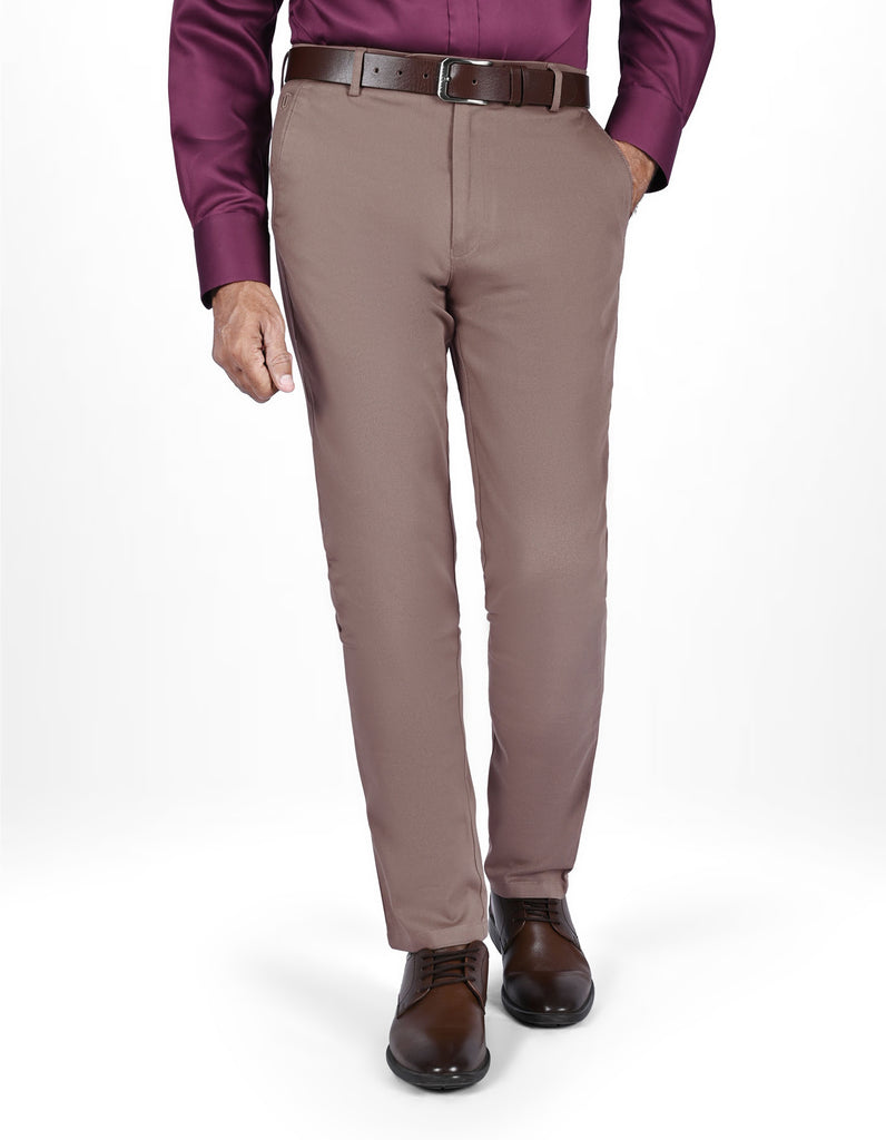 D Taupe Smart Fit Chino