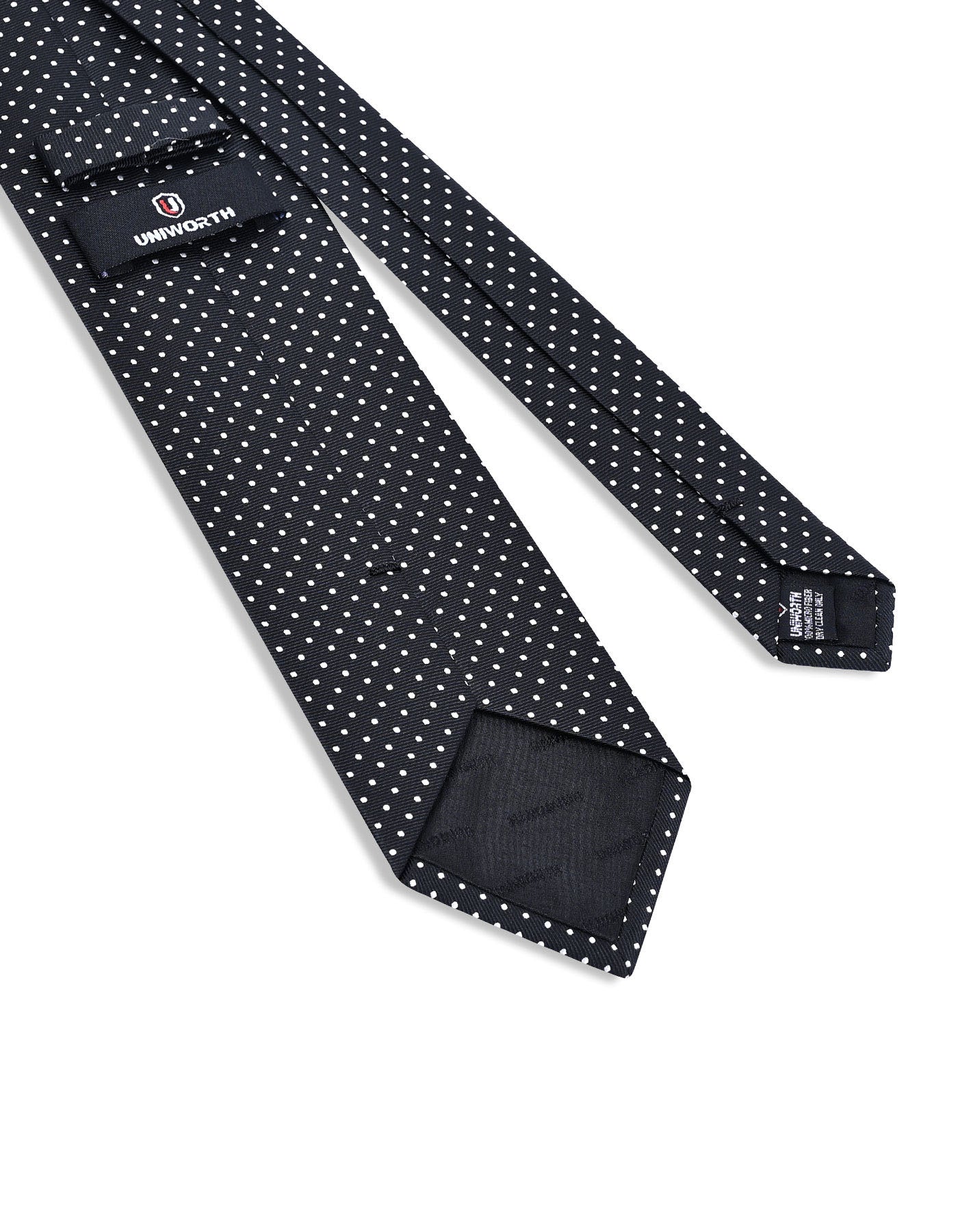 Black Dotted Tie