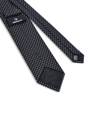 Black Dotted Tie