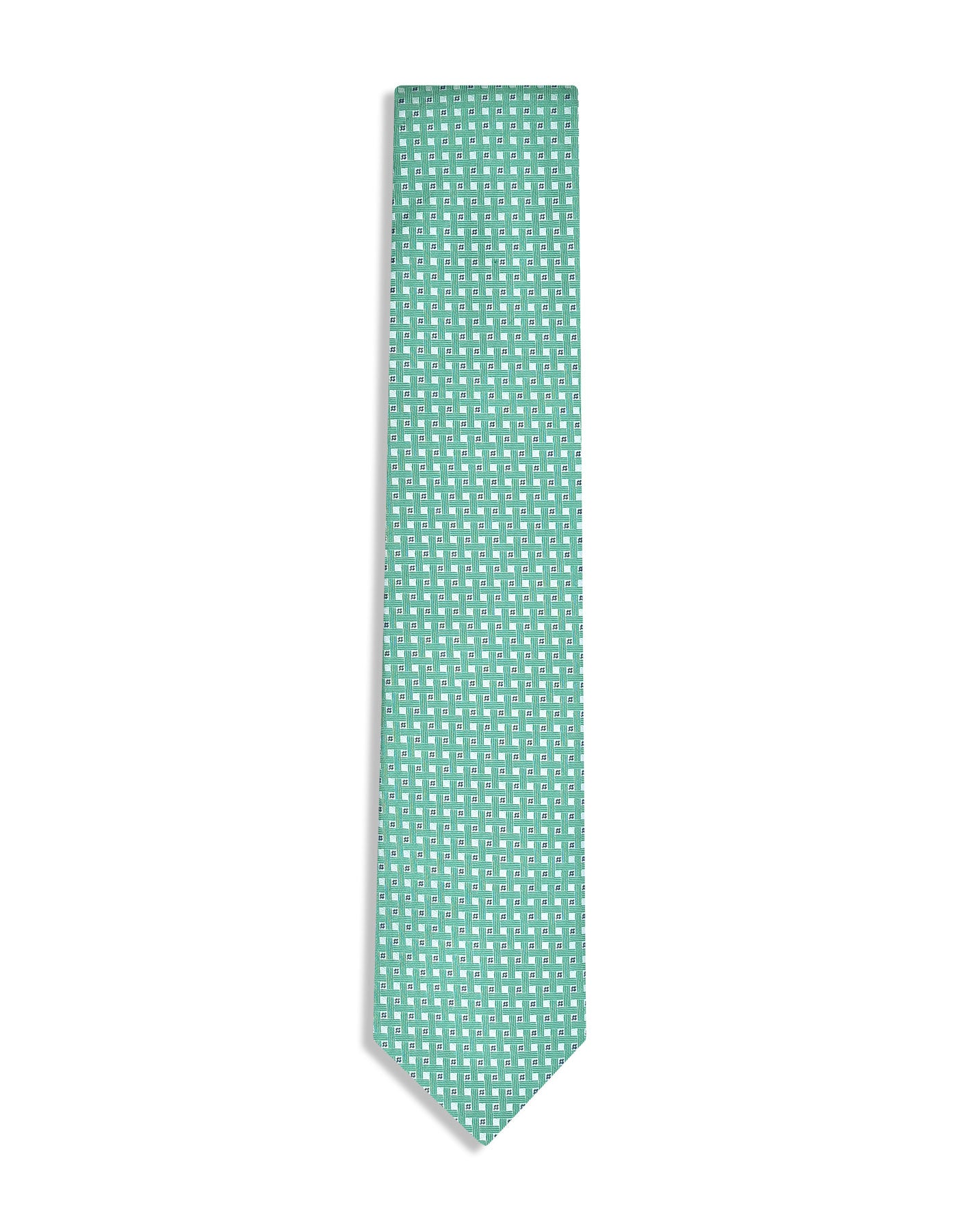 Green Geometric Tie