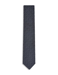 Black Floral Tie