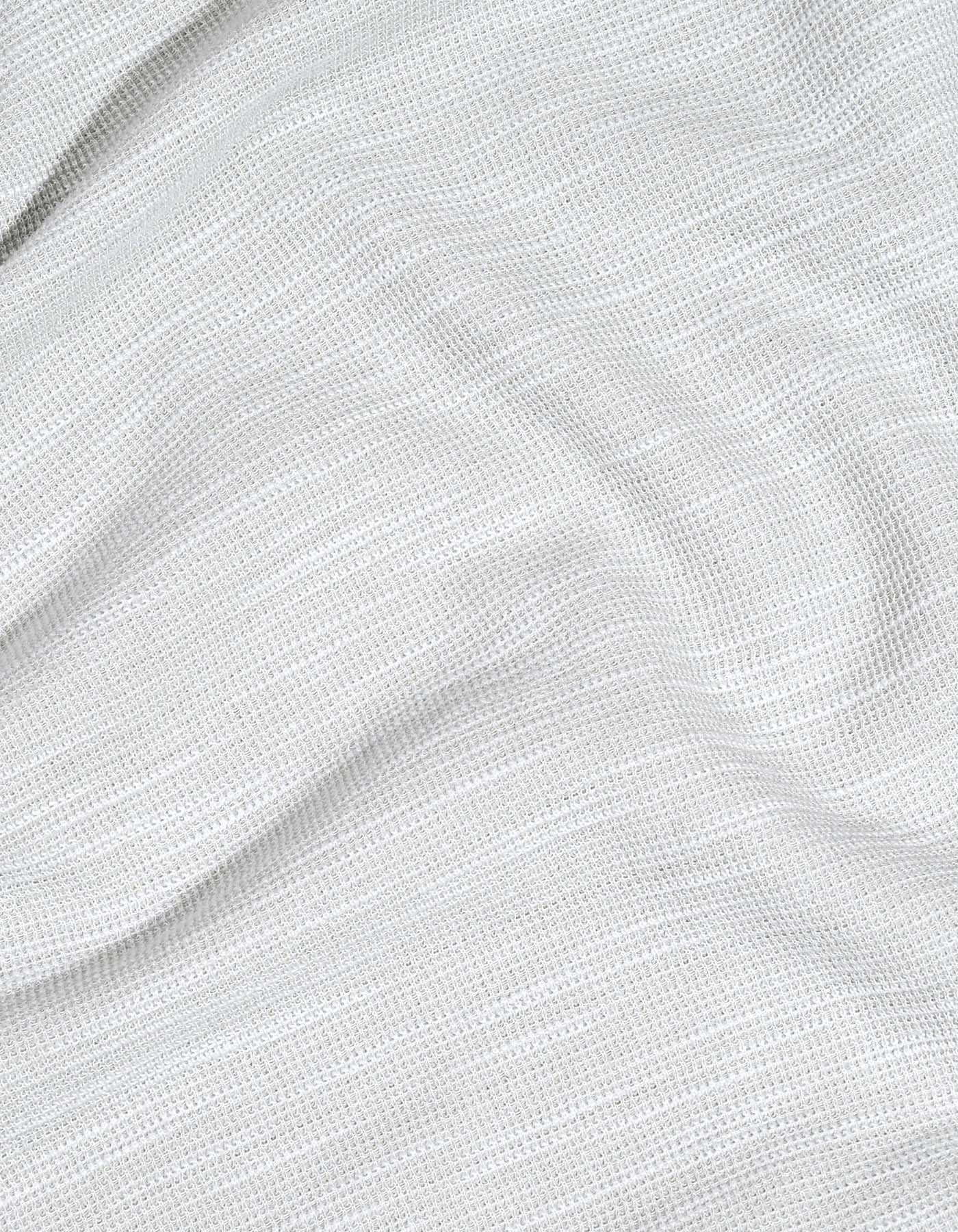 Chrome Texture Long Sleeve Crew Neck T-shirt