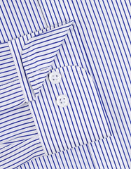 Stripe Royal Blue Classic Fit Shirt FS2934-1RF-15.5