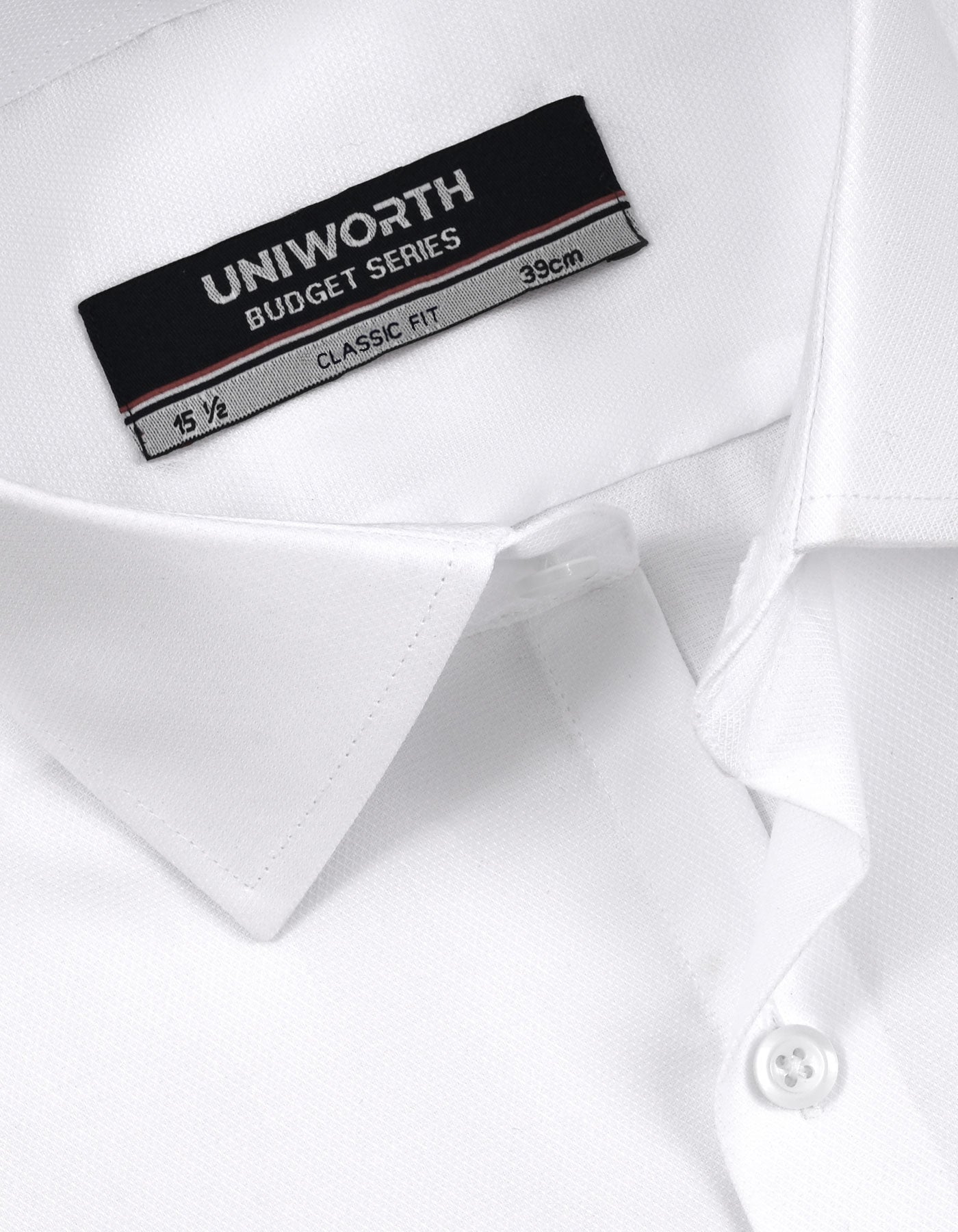 Plain White Classic Fit Shirt FS1758RF-15