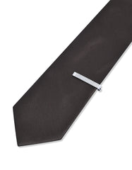 Silver Texture Tie Pin