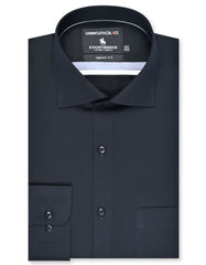 Plain Black Smart Fit Shirt FS2333-1SF-14.5