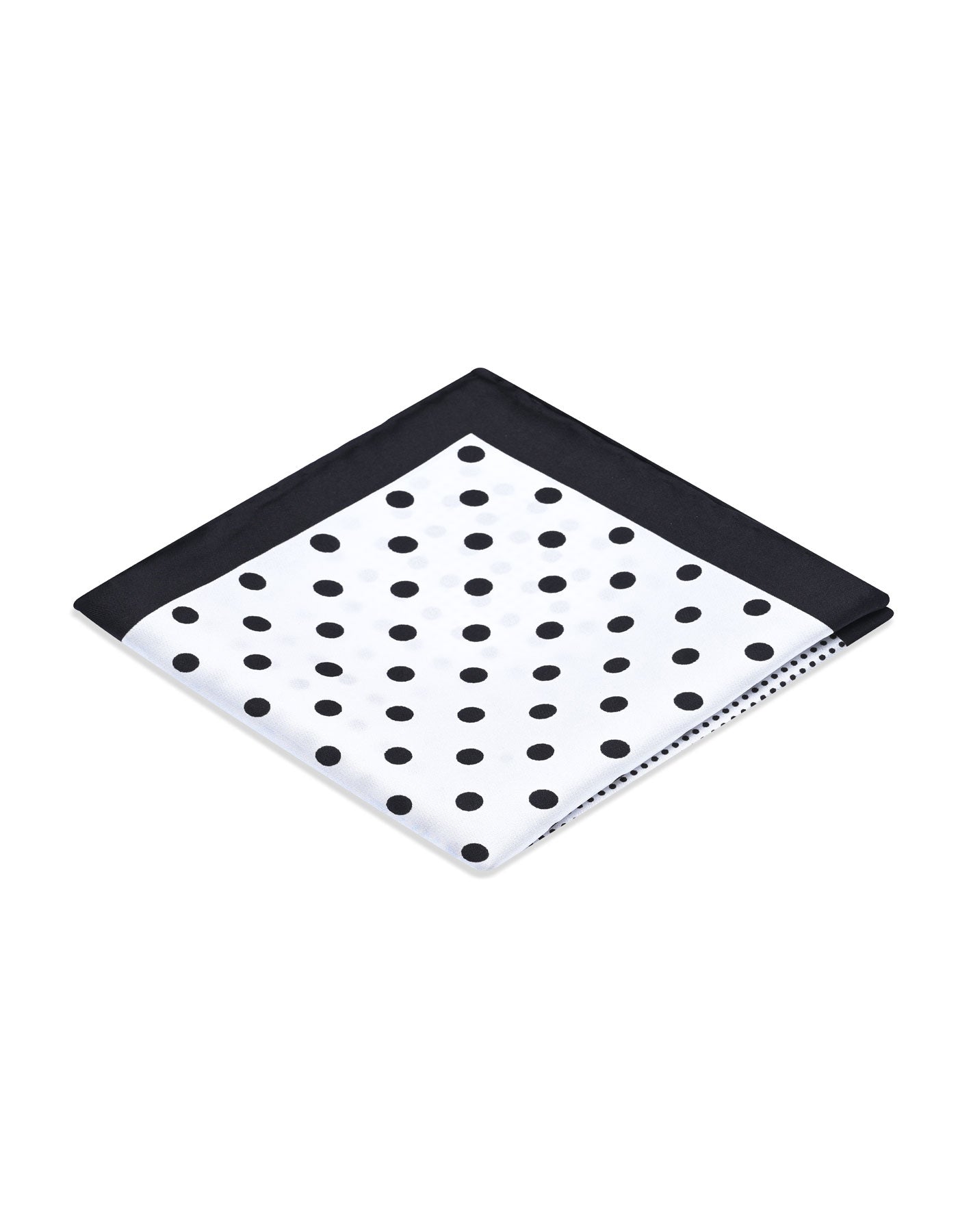 White Dotted Pocket Square