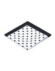 White Dotted Pocket Square