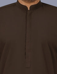 Chocolate Plain Kameez Shalwar KS26102R-M