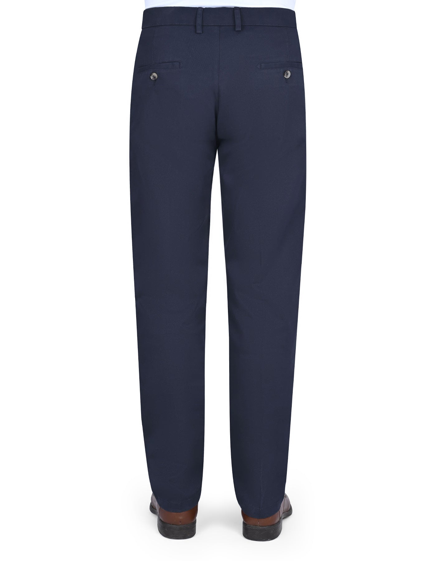 Navy Smart Fit Cotton Trouser FTC2523S-38