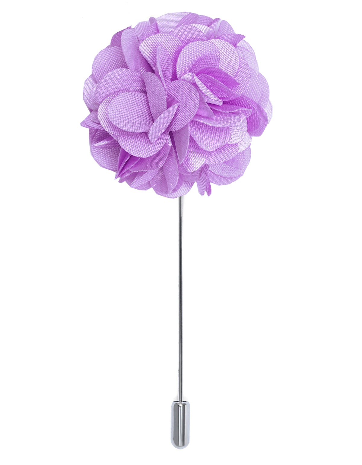 Purple Floral Coat Lapel Pin