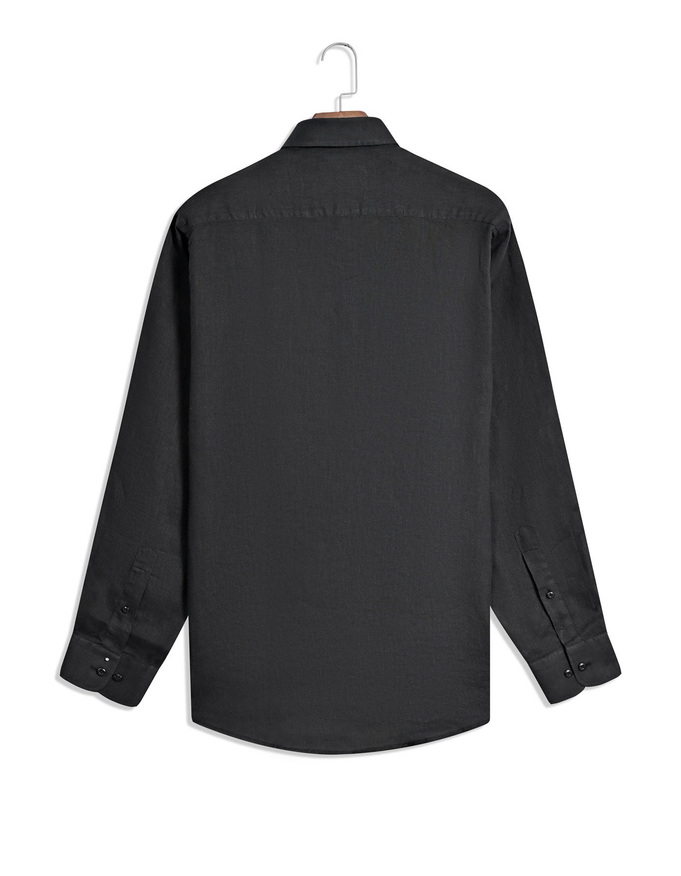 Plain Black Classic Fit Shirt FS2427-3RF-16