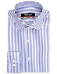 Stripe Royal Blue Classic Fit Shirt FS2934-1RF-14.5