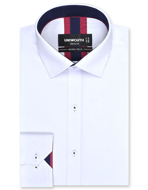 White Plain Classic Fit Shirt