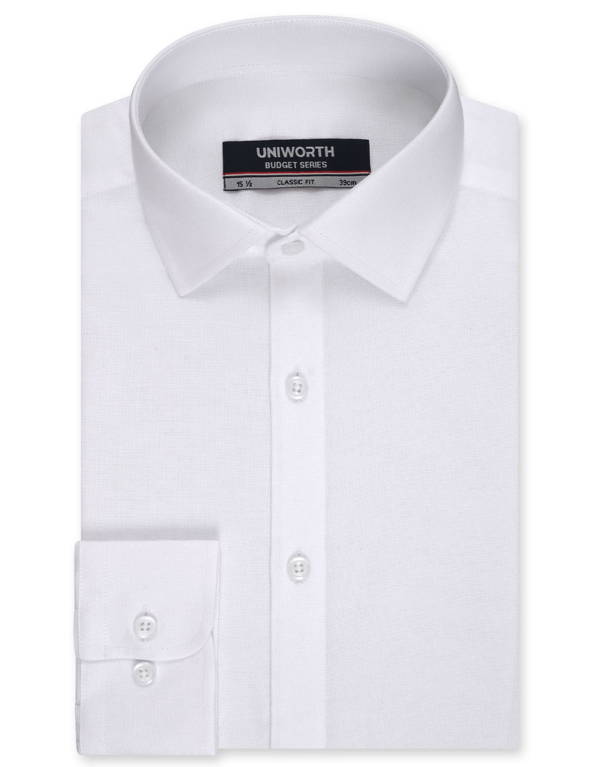 Self White Classic Fit Shirt FS1801RF-14.5