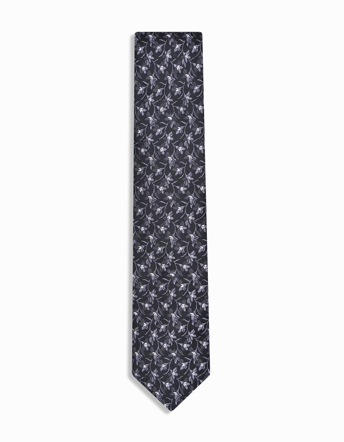 Charcoal Geometric Tie