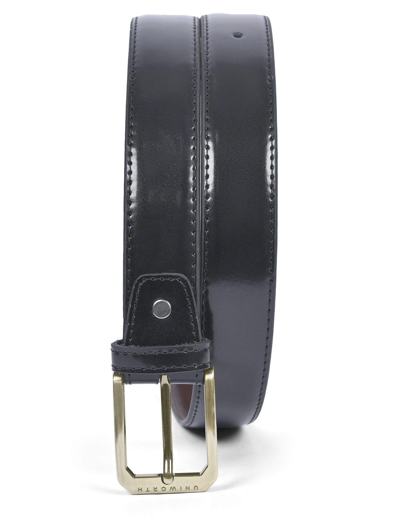 Formal Belt Pin Buckle Black BTF2505 Uniworth Single Side BTF2505-32