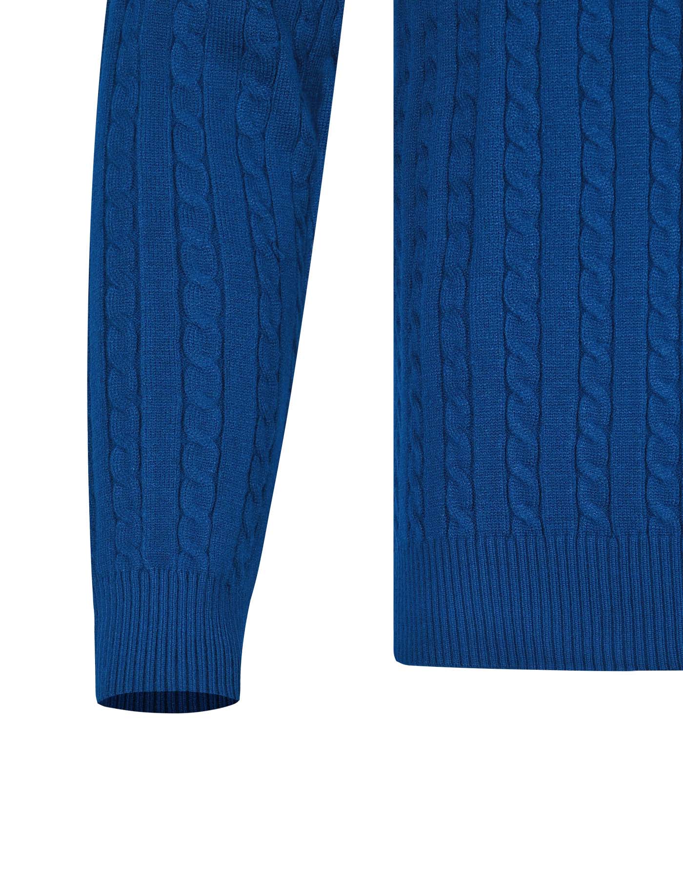 E Blue Texture Pull Over SFA2503-2-XXL