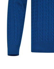 E Blue Texture Pull Over SFA2503-2-XXL