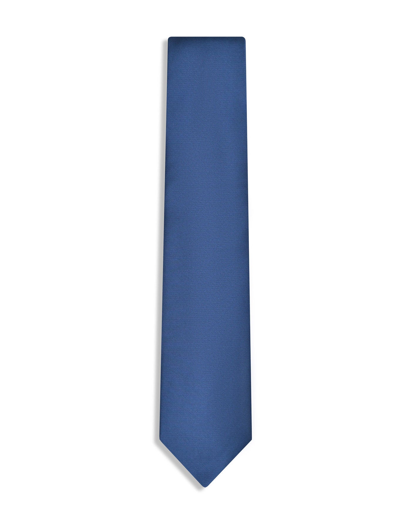 Navy Self Plain Tie